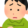 悩んでいる男性のイラスト
